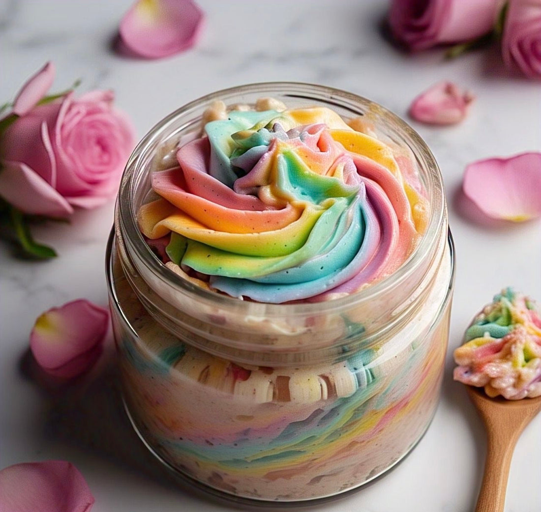 Rainbow soap