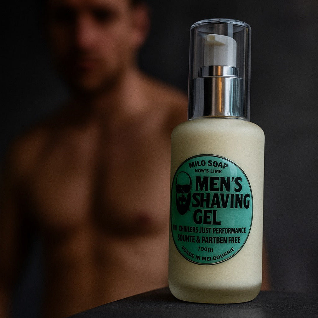 MEN’S SHAVING GEL . 
