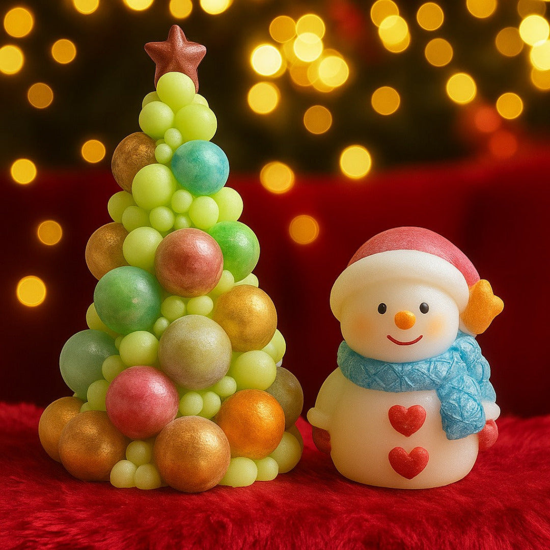Christmas Tree and Little Snowman
