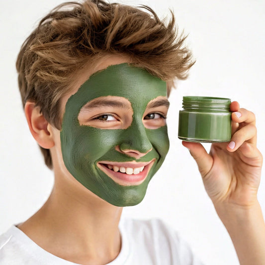 Cream Green Clay Face Mask